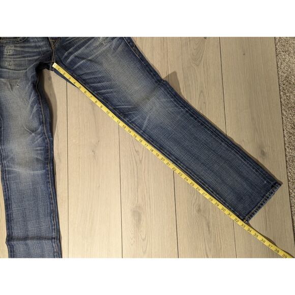 *Rare*True Religion Men's Distressed Geno Slim Fit Straight Jeans , 28x33 - Picture 13 of 13